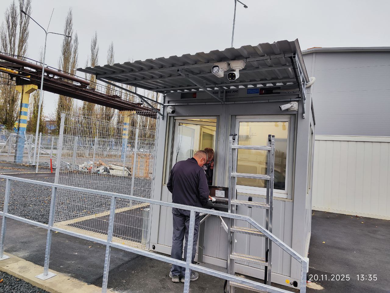 проход через турникет с УРВ